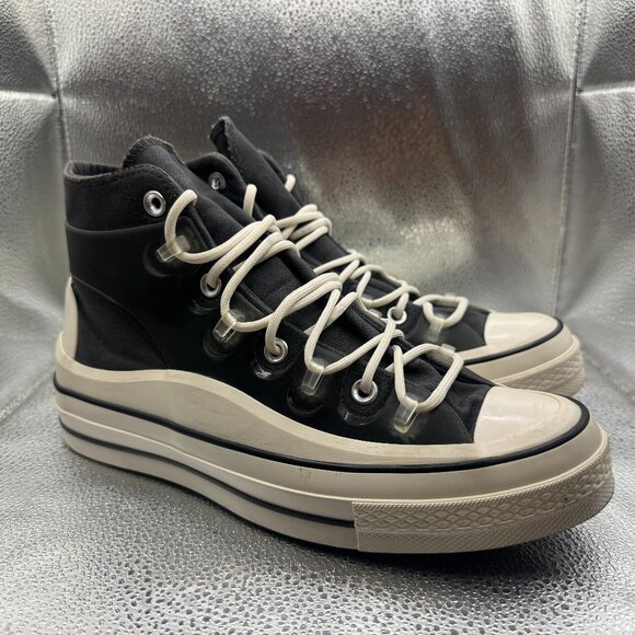 Size 7.5 Converse Chuck Taylor All Star 70 Hi Plus Black White Mens Shoe 172937C - Picture 1 of 9